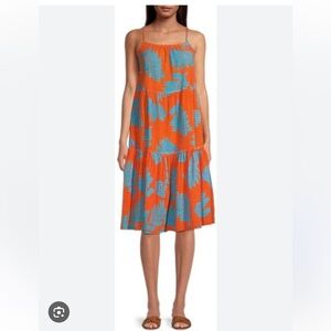 Solid & Striped Addison Dress in Leaf Motif Eyelet. Brand new with tags.